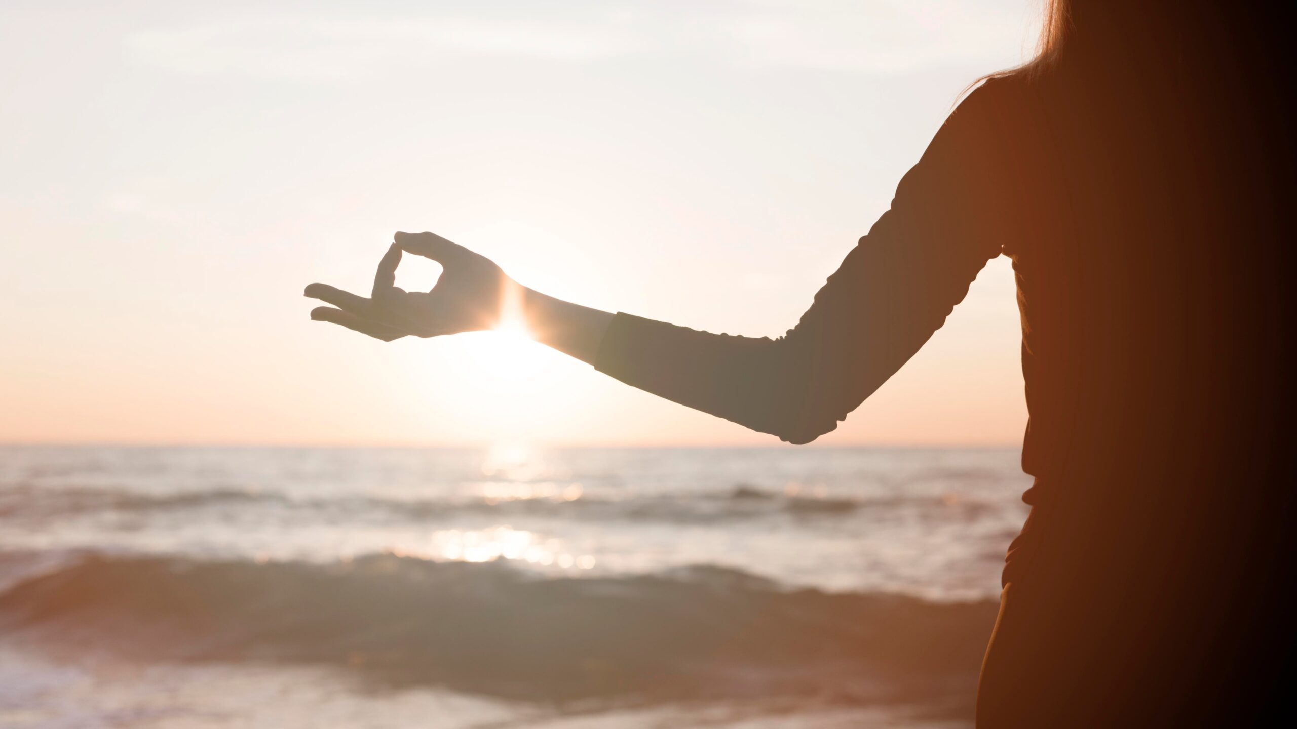 Achtsamkeitsmeditation, die zur Selbstfürsorge beiträgt.